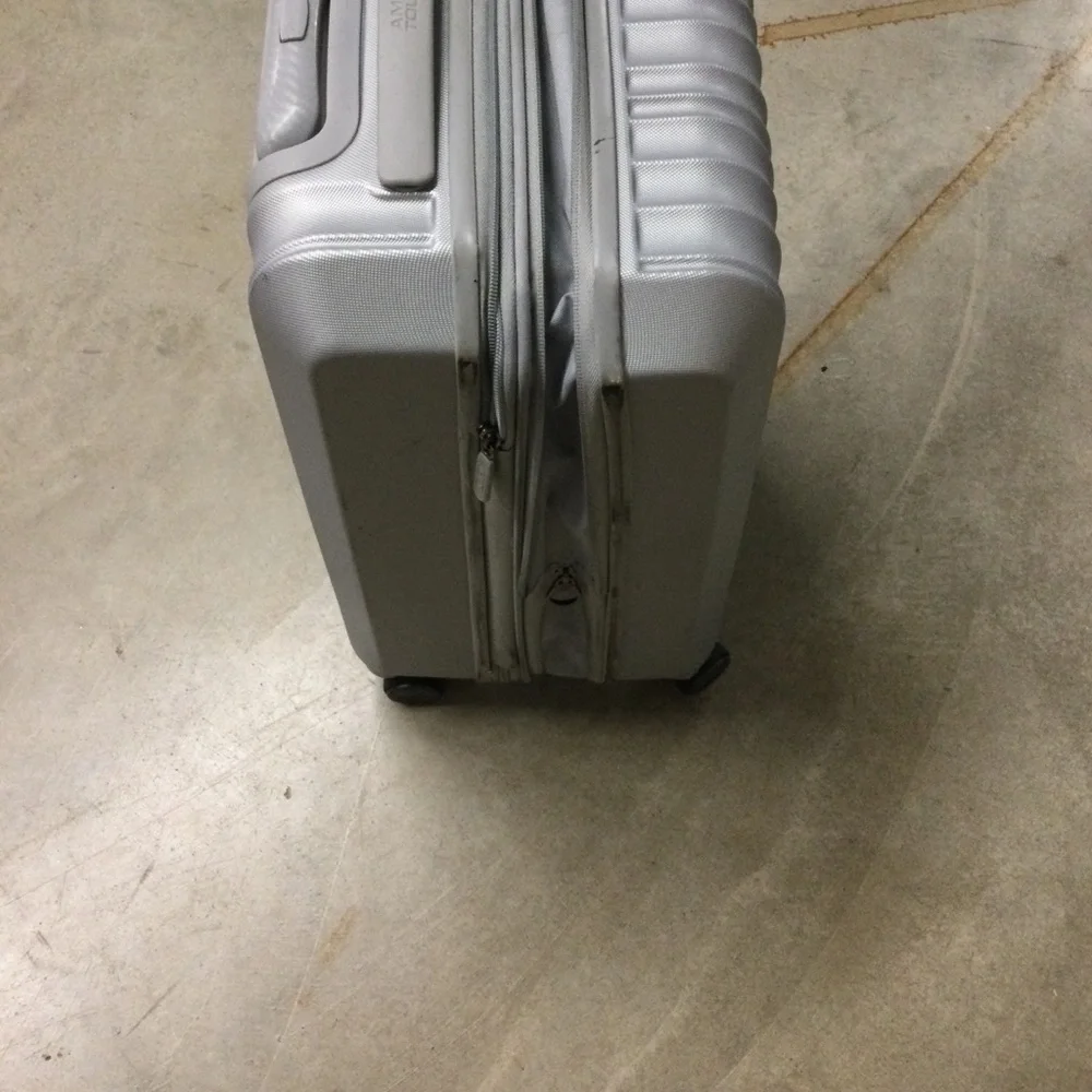 Silver Hardside Carry-On Spinner Luggage - Men Bags